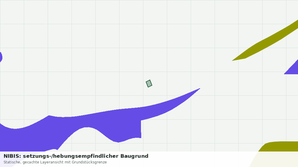 Statische Kartenansicht: NIBIS: setzungs-/hebungsempfindlicher Baugrund
