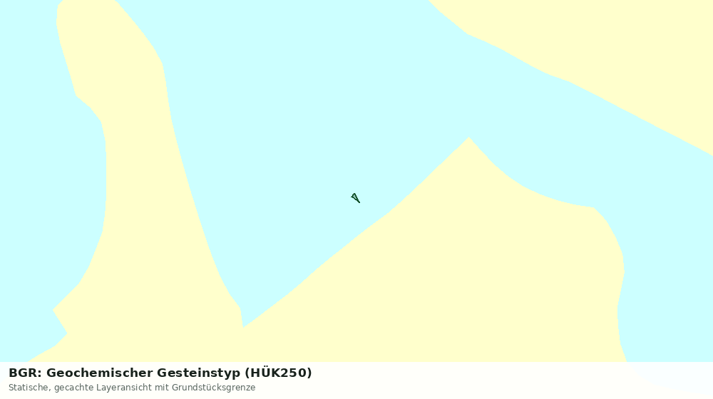 Statische Kartenansicht: BGR: Geochemischer Gesteinstyp (HÜK250)