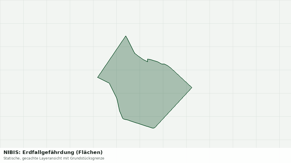 Statische Kartenansicht: NIBIS: Erdfallgefährdung (Flächen)