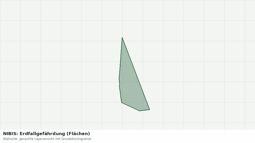 Statische Kartenansicht: NIBIS: Erdfallgefährdung (Flächen)