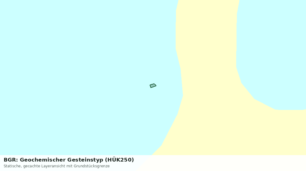 Statische Kartenansicht: BGR: Geochemischer Gesteinstyp (HÜK250)