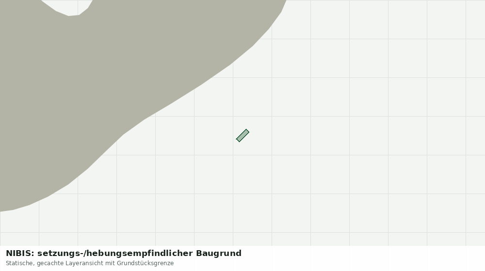 Statische Kartenansicht: NIBIS: setzungs-/hebungsempfindlicher Baugrund