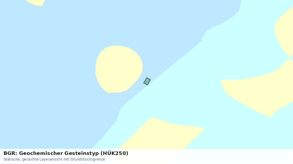 Statische Kartenansicht: BGR: Geochemischer Gesteinstyp (HÜK250)