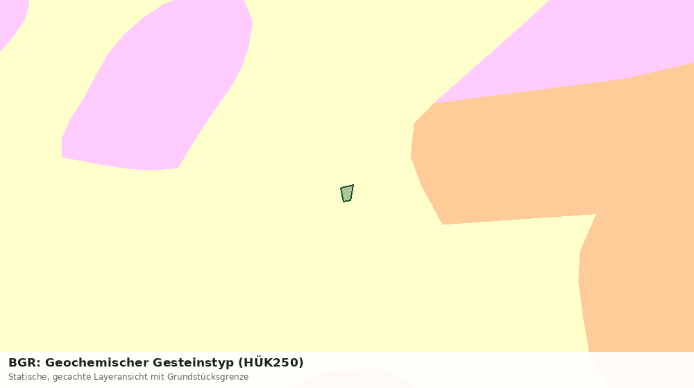 Statische Kartenansicht: BGR: Geochemischer Gesteinstyp (HÜK250)