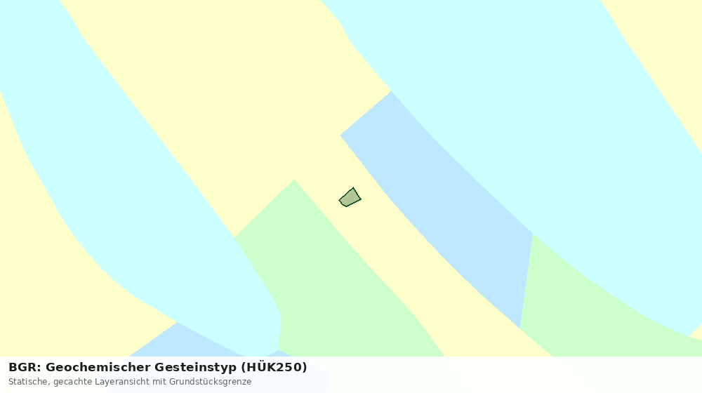 Statische Kartenansicht: BGR: Geochemischer Gesteinstyp (HÜK250)