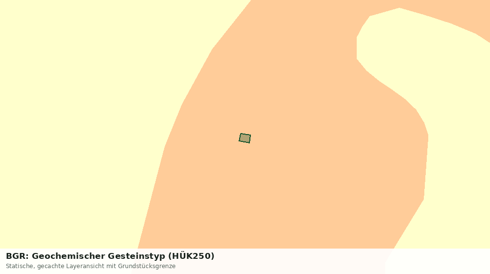 Statische Kartenansicht: BGR: Geochemischer Gesteinstyp (HÜK250)