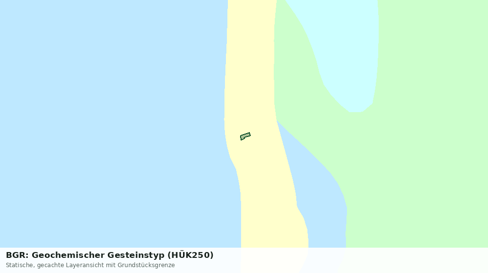 Statische Kartenansicht: BGR: Geochemischer Gesteinstyp (HÜK250)