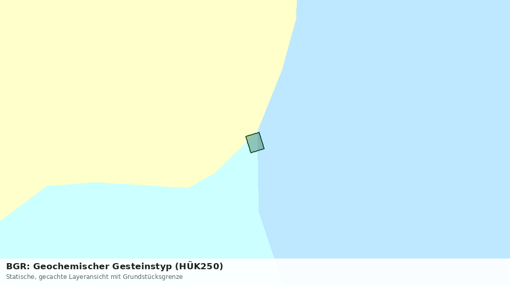 Statische Kartenansicht: BGR: Geochemischer Gesteinstyp (HÜK250)