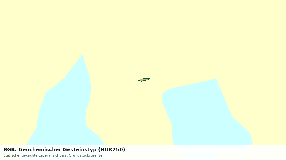 Statische Kartenansicht: BGR: Geochemischer Gesteinstyp (HÜK250)