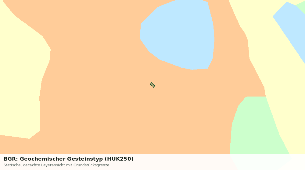 Statische Kartenansicht: BGR: Geochemischer Gesteinstyp (HÜK250)