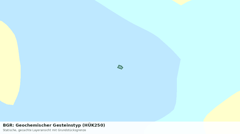 Statische Kartenansicht: BGR: Geochemischer Gesteinstyp (HÜK250)