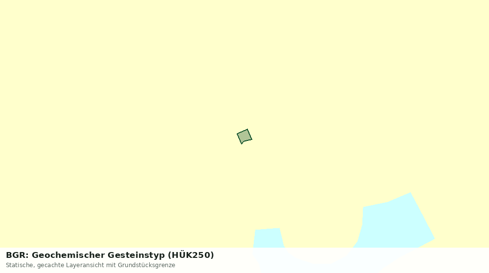 Statische Kartenansicht: BGR: Geochemischer Gesteinstyp (HÜK250)