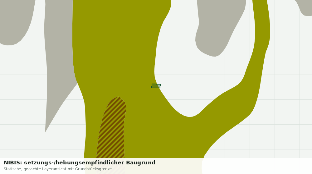 Statische Kartenansicht: NIBIS: setzungs-/hebungsempfindlicher Baugrund