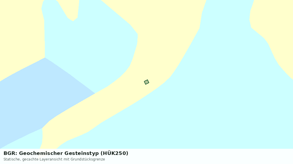Statische Kartenansicht: BGR: Geochemischer Gesteinstyp (HÜK250)