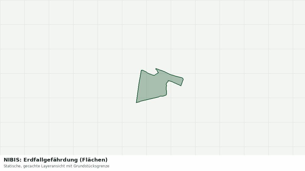 Statische Kartenansicht: NIBIS: Erdfallgefährdung (Flächen)