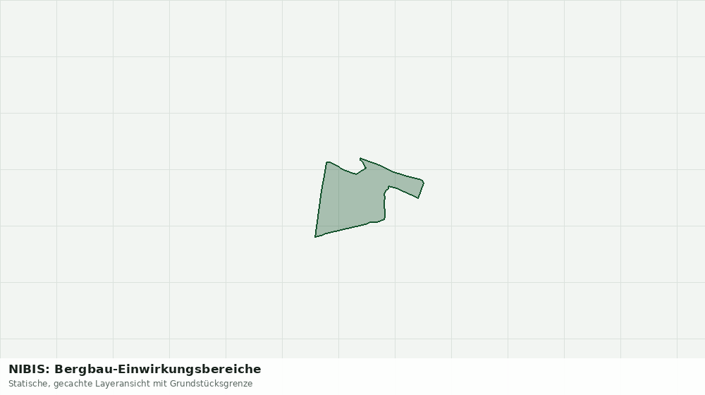 Statische Kartenansicht: NIBIS: Bergbau-Einwirkungsbereiche