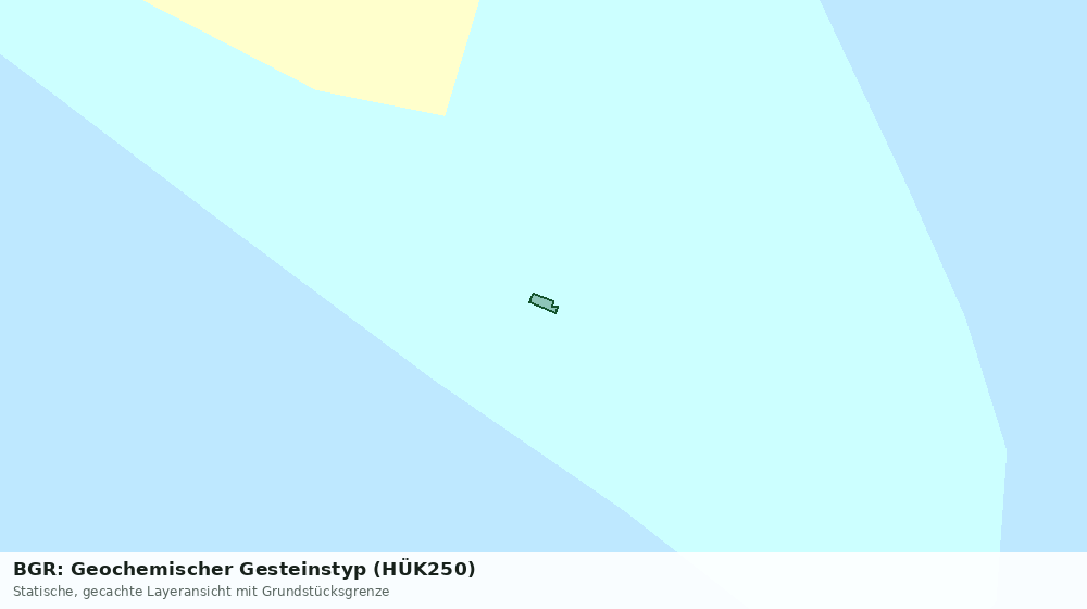 Statische Kartenansicht: BGR: Geochemischer Gesteinstyp (HÜK250)