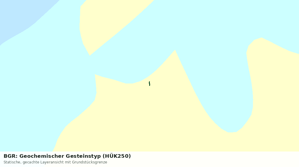 Statische Kartenansicht: BGR: Geochemischer Gesteinstyp (HÜK250)