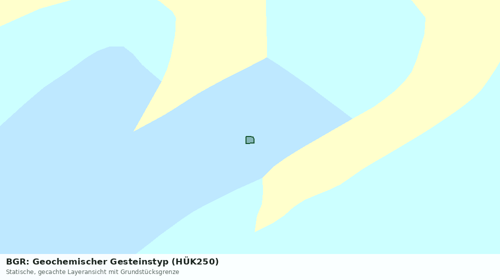 Statische Kartenansicht: BGR: Geochemischer Gesteinstyp (HÜK250)