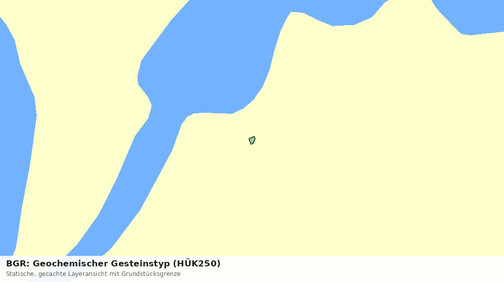 Statische Kartenansicht: BGR: Geochemischer Gesteinstyp (HÜK250)