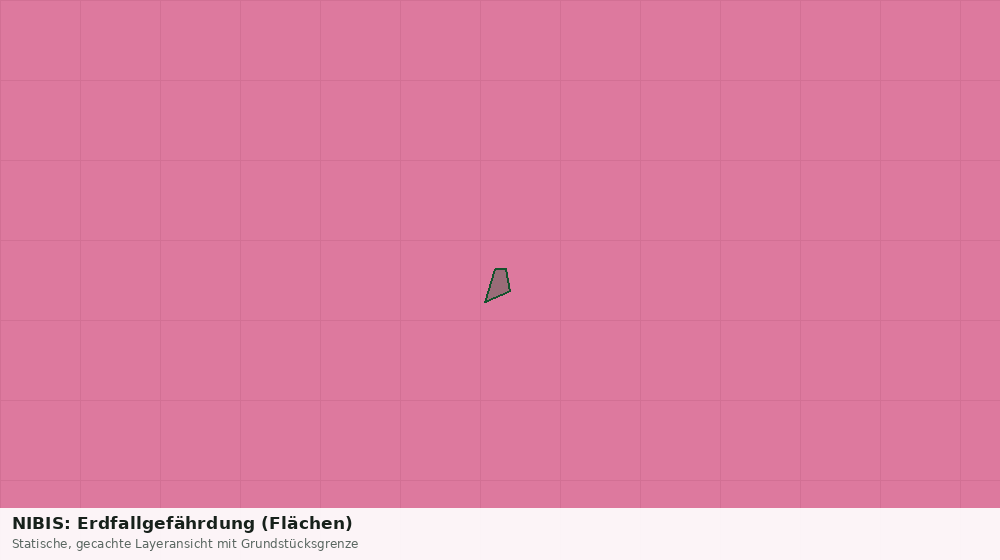 Statische Kartenansicht: NIBIS: Erdfallgefährdung (Flächen)