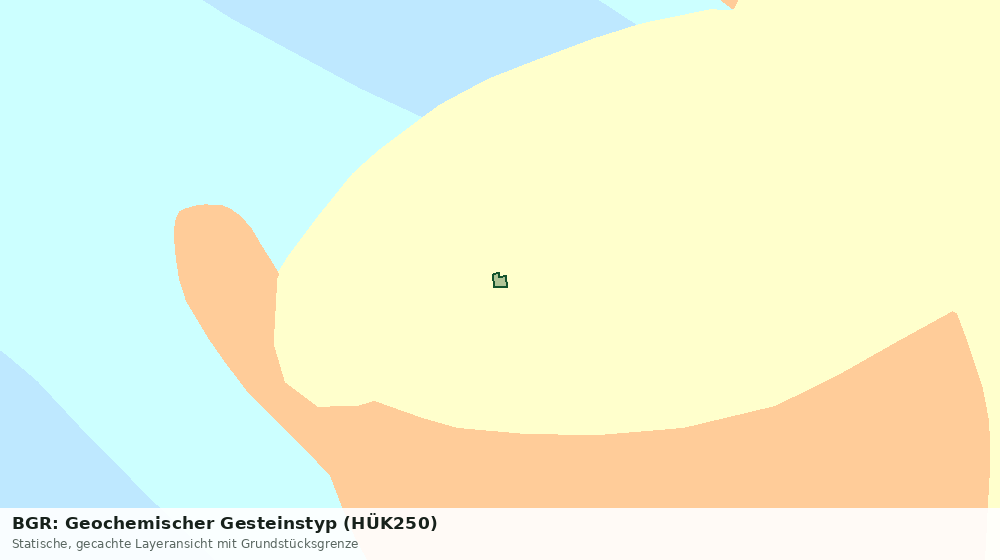 Statische Kartenansicht: BGR: Geochemischer Gesteinstyp (HÜK250)