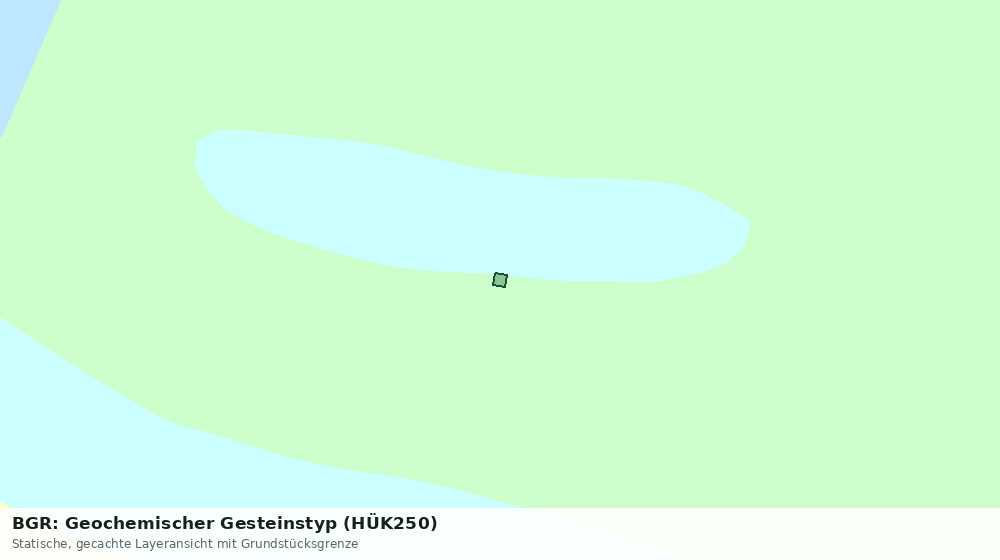 Statische Kartenansicht: BGR: Geochemischer Gesteinstyp (HÜK250)