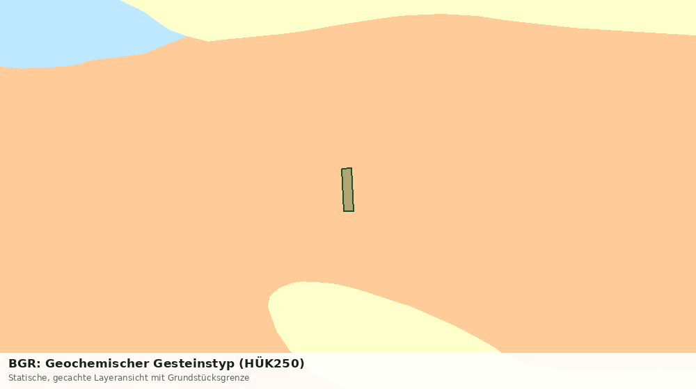 Statische Kartenansicht: BGR: Geochemischer Gesteinstyp (HÜK250)