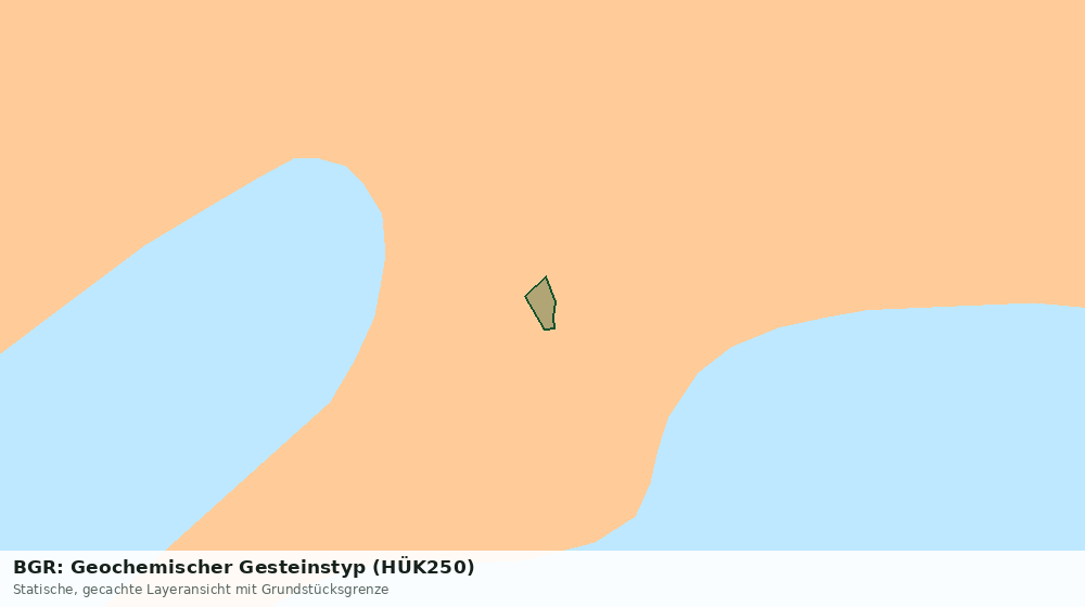 Statische Kartenansicht: BGR: Geochemischer Gesteinstyp (HÜK250)