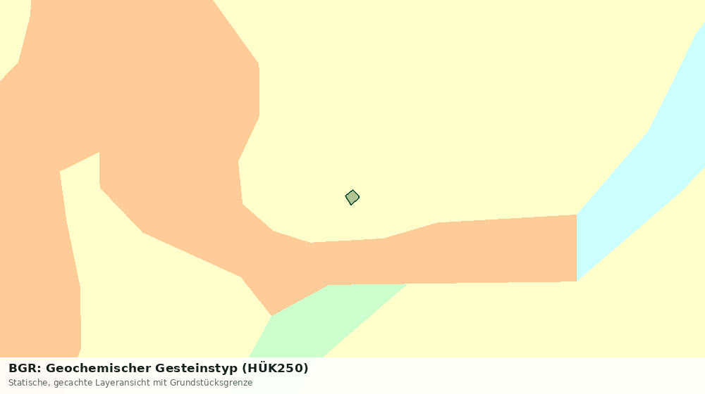 Statische Kartenansicht: BGR: Geochemischer Gesteinstyp (HÜK250)