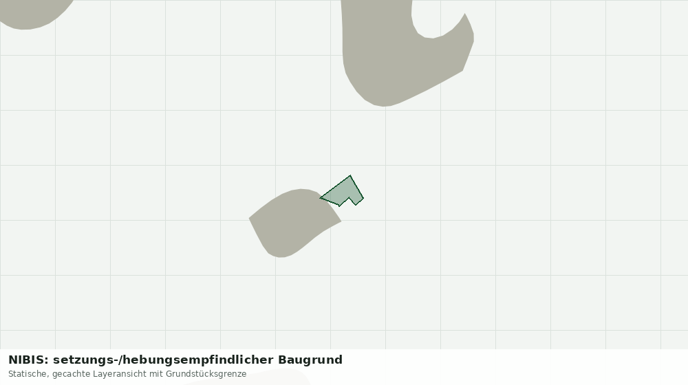 Statische Kartenansicht: NIBIS: setzungs-/hebungsempfindlicher Baugrund