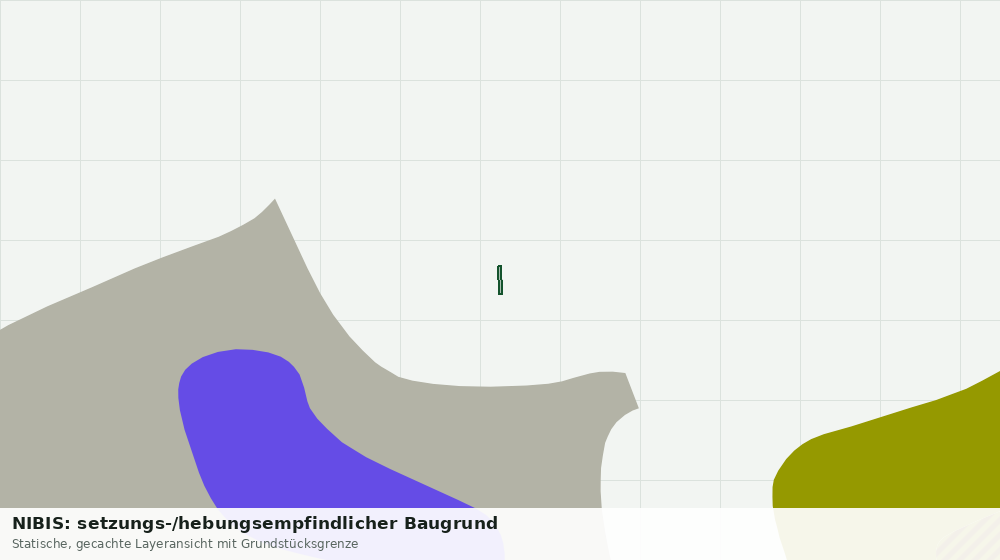 Statische Kartenansicht: NIBIS: setzungs-/hebungsempfindlicher Baugrund