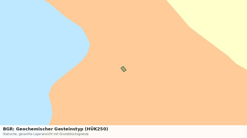 Statische Kartenansicht: BGR: Geochemischer Gesteinstyp (HÜK250)