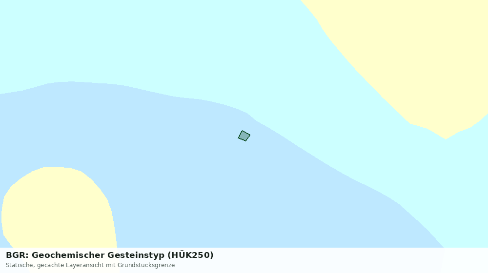 Statische Kartenansicht: BGR: Geochemischer Gesteinstyp (HÜK250)