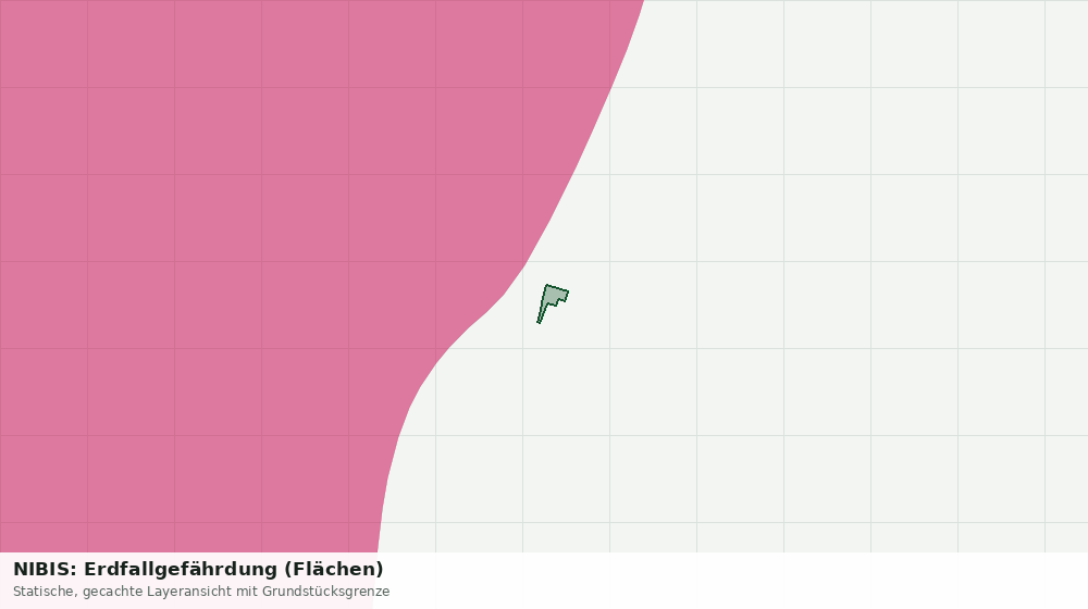 Statische Kartenansicht: NIBIS: Erdfallgefährdung (Flächen)