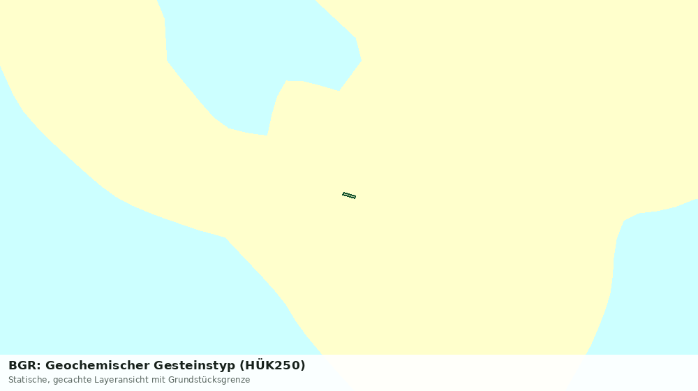 Statische Kartenansicht: BGR: Geochemischer Gesteinstyp (HÜK250)