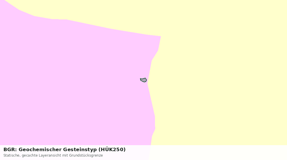 Statische Kartenansicht: BGR: Geochemischer Gesteinstyp (HÜK250)