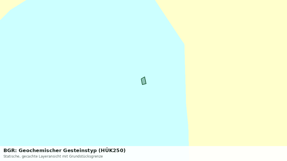 Statische Kartenansicht: BGR: Geochemischer Gesteinstyp (HÜK250)