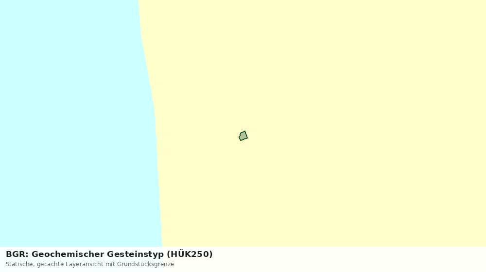 Statische Kartenansicht: BGR: Geochemischer Gesteinstyp (HÜK250)