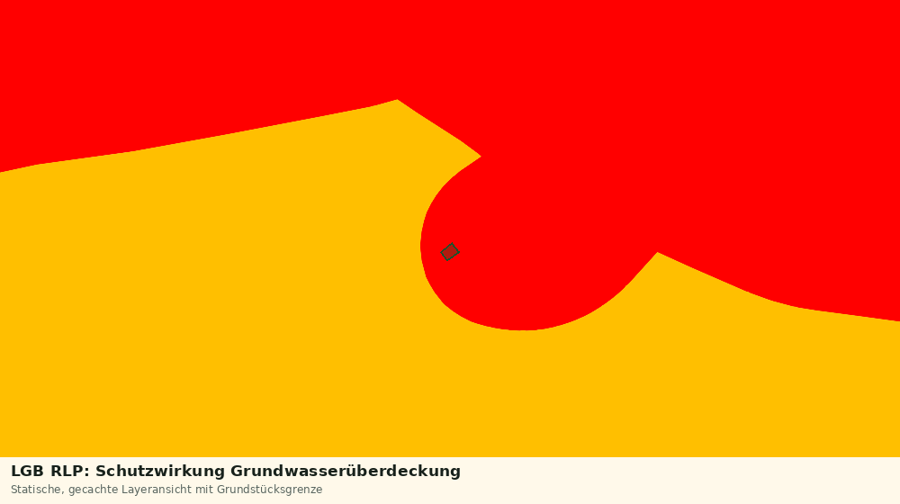Statische Kartenansicht: LGB RLP: Schutzwirkung Grundwasserüberdeckung