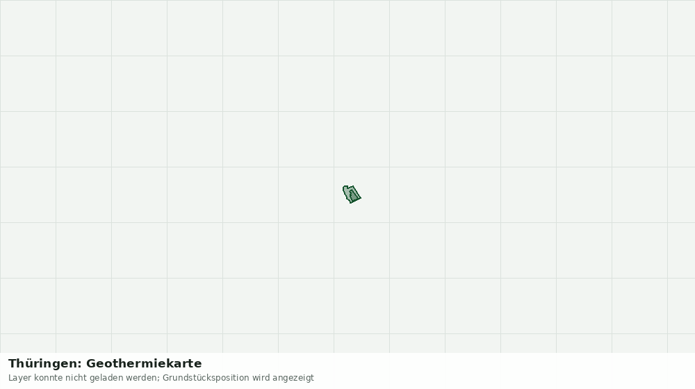 Statische Kartenansicht: Thüringen: Geothermiekarte