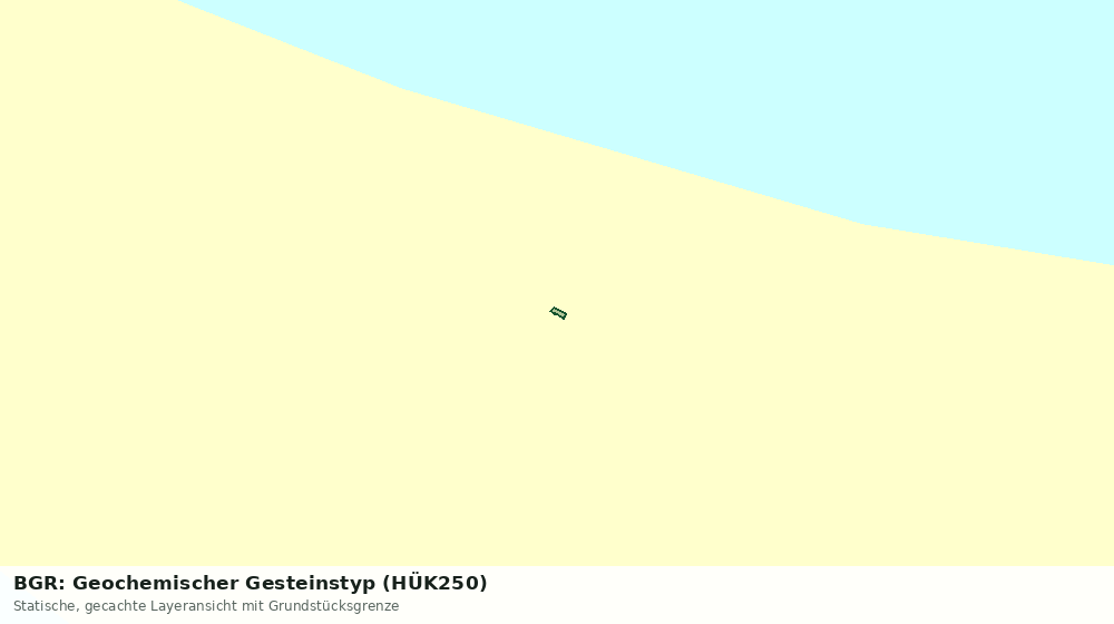 Statische Kartenansicht: BGR: Geochemischer Gesteinstyp (HÜK250)