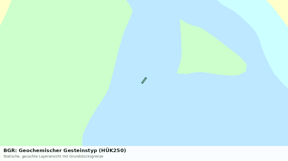 Statische Kartenansicht: BGR: Geochemischer Gesteinstyp (HÜK250)