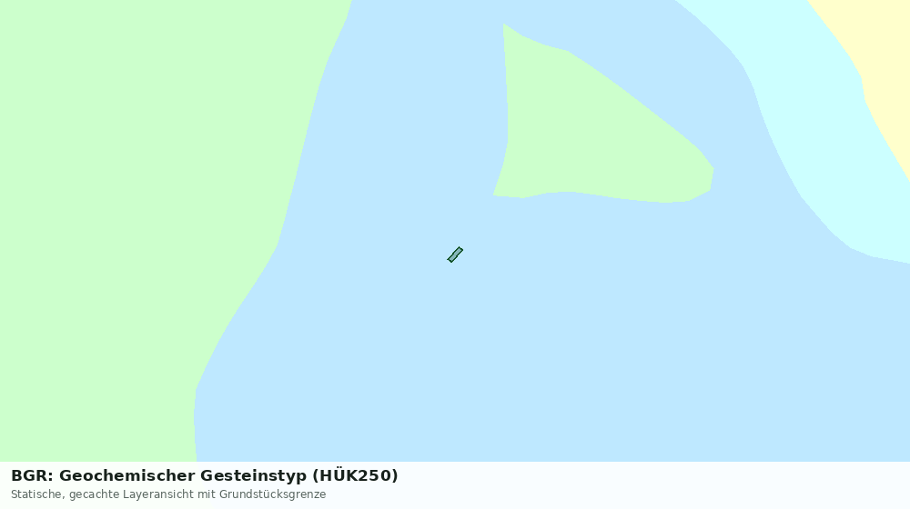 Statische Kartenansicht: BGR: Geochemischer Gesteinstyp (HÜK250)
