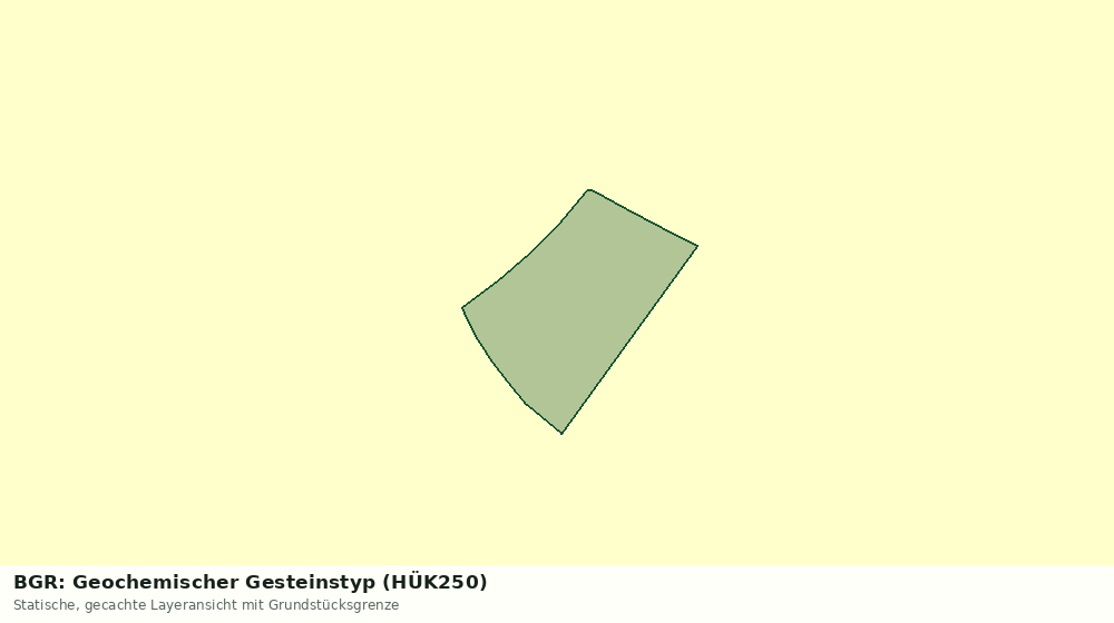 Statische Kartenansicht: BGR: Geochemischer Gesteinstyp (HÜK250)
