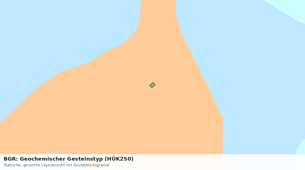 Statische Kartenansicht: BGR: Geochemischer Gesteinstyp (HÜK250)