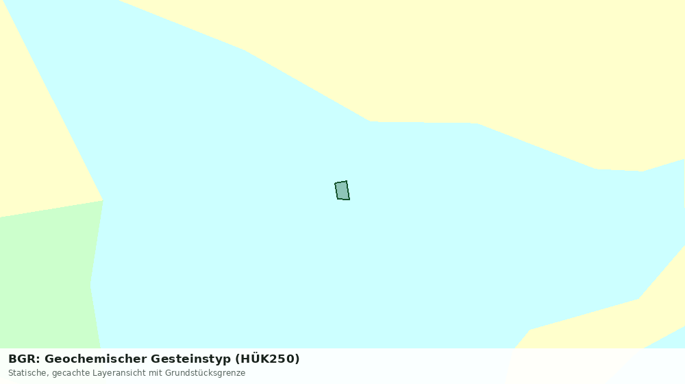 Statische Kartenansicht: BGR: Geochemischer Gesteinstyp (HÜK250)