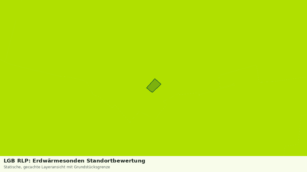 Statische Kartenansicht: LGB RLP: Erdwärmesonden Standortbewertung