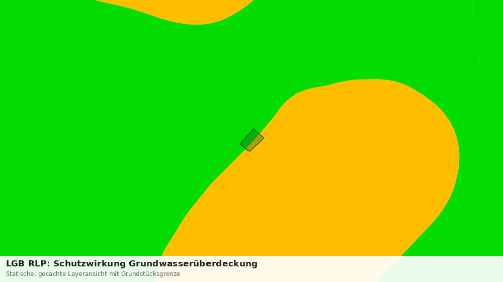 Statische Kartenansicht: LGB RLP: Schutzwirkung Grundwasserüberdeckung