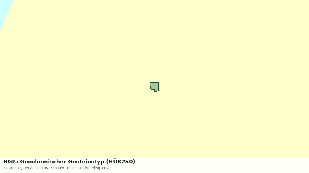 Statische Kartenansicht: BGR: Geochemischer Gesteinstyp (HÜK250)